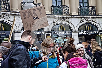 Science March Munich Germany on April 22 2017 Editorial Stock Photo