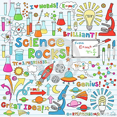 themes design tumblr Notebook Science Stock  Image: Doodles 22658021 Image