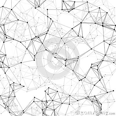 Science vector texture. 3d dna minimalistic structure vector chemistry background Vector Illustration