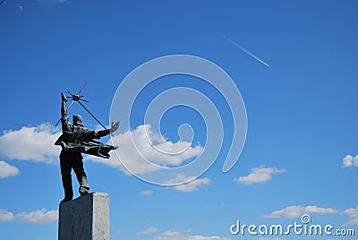 Science victory monument Stock Photo