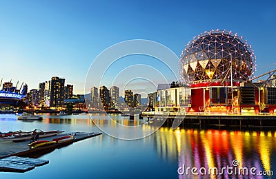 Science World in Vancouver British Columbia, Canada Editorial Stock Photo