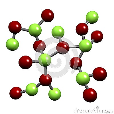 Scientific Atomic Formation in Biology Stock Photo