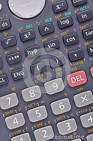 Scientific calculator Stock Photo