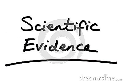 Scientific Evidence Stock Photo