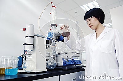 Scientist at work Editorial Stock Photo