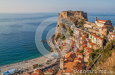 The beautiful seaside village of Scilla, Italy Stock Photo