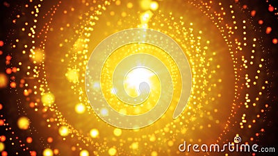 Scintillements d'or de résumé Scintillements d'or de résumé