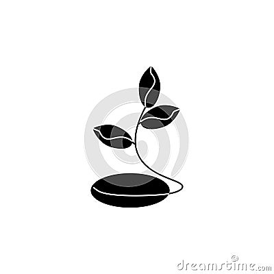 Scion of seed sign. simple icon eps ten Stock Photo