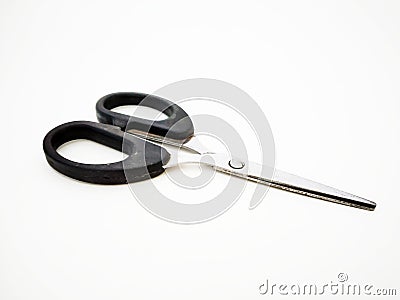 closed scissor isolated with white background Stock Photo