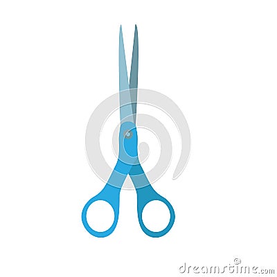 Scissor icon vector illustration tool design isolated white. Haircut tool symbol or tailor equipment object work equipment scissor Vector Illustration