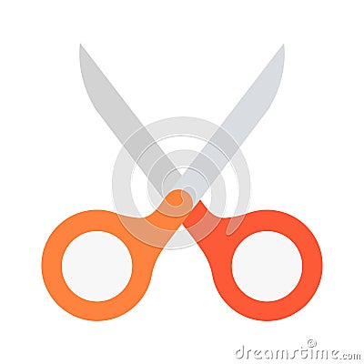 Scissor, tool, cut, cutting fully editable vector icon Vector Illustration