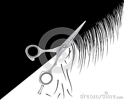 Scissors hairdresser Vector Illustration