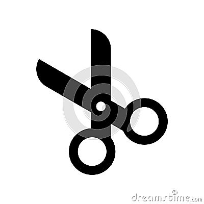 Scissors icon flat vector illustration design Vector Illustration