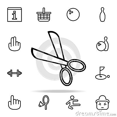 scissors icon. web icons universal set for web and mobile Stock Photo