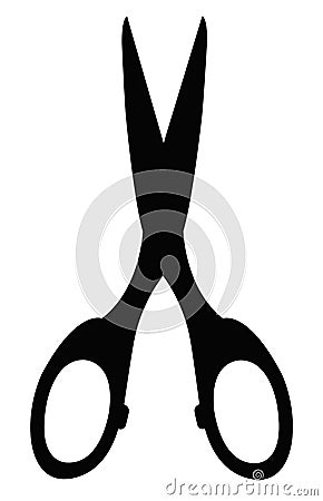 Scissors silhouette Vector Illustration