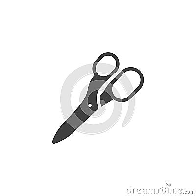 Scissors tool vector icon Vector Illustration