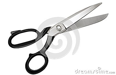 Scissors, (Top View) w/ Path Stock Photo