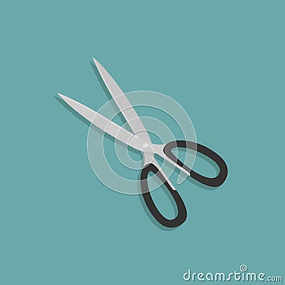 Scissor vector flat design Vector Illustration