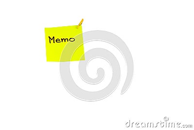 Sclerosis - sticky notes to remind you of important information Stock Photo