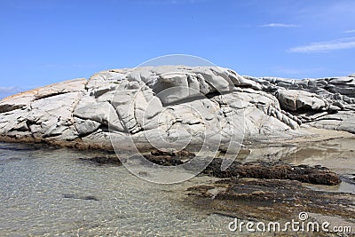 Scoglio di Peppino in Sardinia Stock Photo