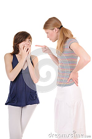 Scolding Stock Photo