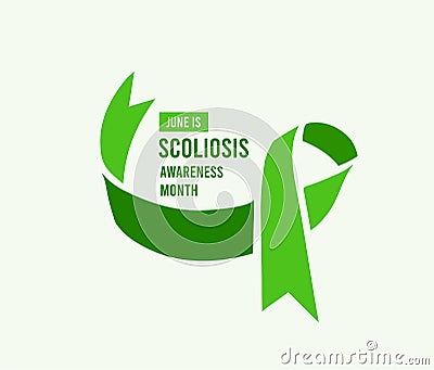 Scoliosis Awareness Month vector illstration Vector Illustration