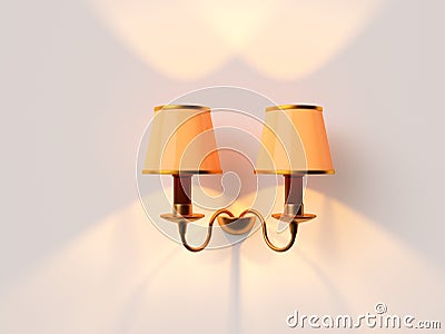 Sconce, Wall Lamp Stock Photo