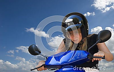 Scooter.1 Stock Photo