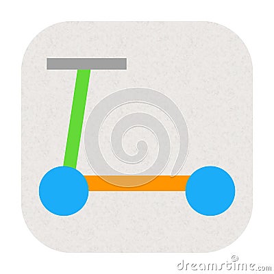 Scooter icon Stock Photo