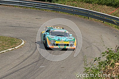 Scora Maxi Exits A U Turn At The French Hill Climb Championship Editorial Stock Photo