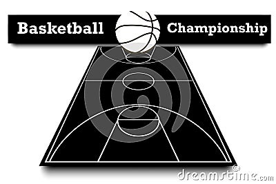 Score of the basketball match Vector Illustration