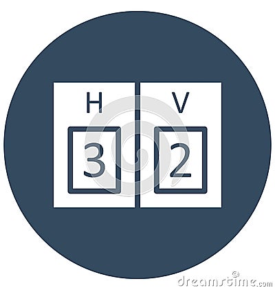 Scoreboard, Counts Vector that can be easily modified or edit Vector Illustration