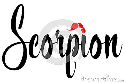 Scorpion illustration -scorpio scorpion scorpions design- Cartoon Illustration
