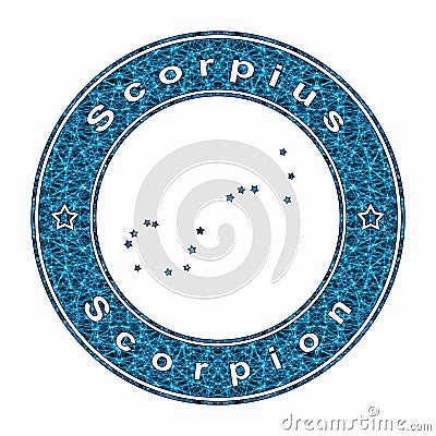 Scorpius Star Constellation, Scorpion Constellation Stock Photo