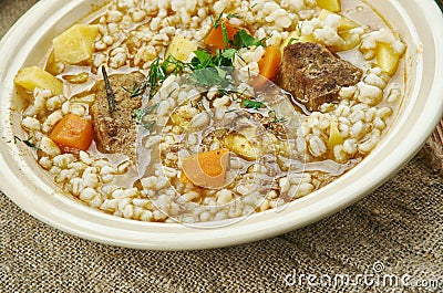 Scotch broth Stock Photo