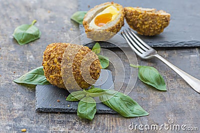 Scotch egg Stock Photo