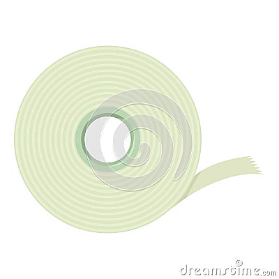 Scotch tape icon, cartoon style Vector Illustration