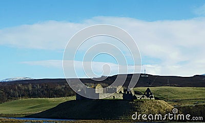 Scotland Ruthven barracks Stock Photo