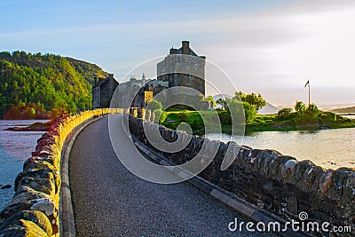 Eilean Donan Castle, Isle of Skye, Scotland Stock Photo