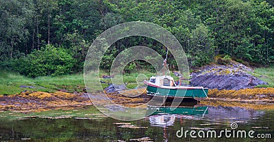 Scotland Fishing Boat Stock Photo