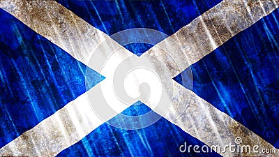 Scotland Flag Stock Photo