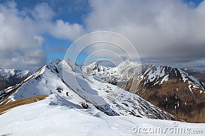 Scotland mountains munros hill climbing Stock Photo