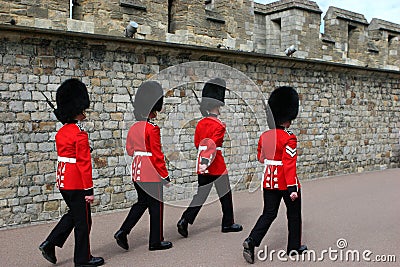 Scots Guards Stock Photo