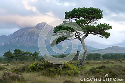 Scots pine (Pinus sylvestris) - Europe & Asia Stock Photo