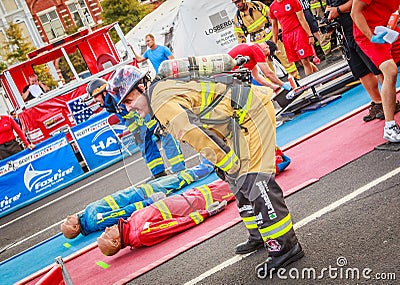 Firefighter World Combat Challenge XXIV Editorial Stock Photo