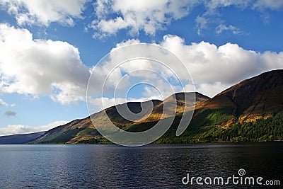 Scottish Loch Ness lake. Loch Ness and the Highlands Stock Photo