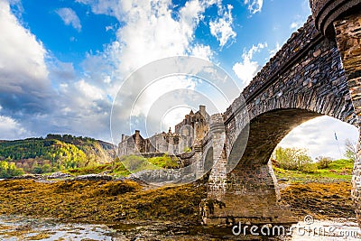 Scottish medieval castle Stock Photo