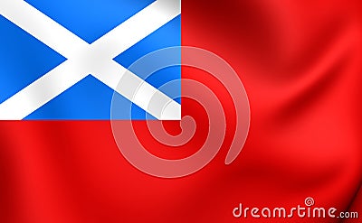 Scottish Red Ensign Stock Photo