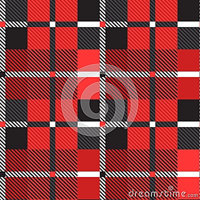 Scottish seamless pattern. Vector illustration Cartoon Illustration