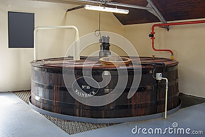 Scottish Speyside distillery. Stock Photo